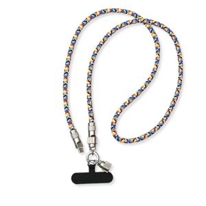 type c short 30cm strap zinc alloy crossbody phone lanyard fast charging usb c pd 60w data cable wrist fast charging cable