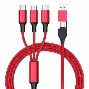 usb cable 4 in 1 multi fast charging data multiple micro phone cable type c usb charging data cable