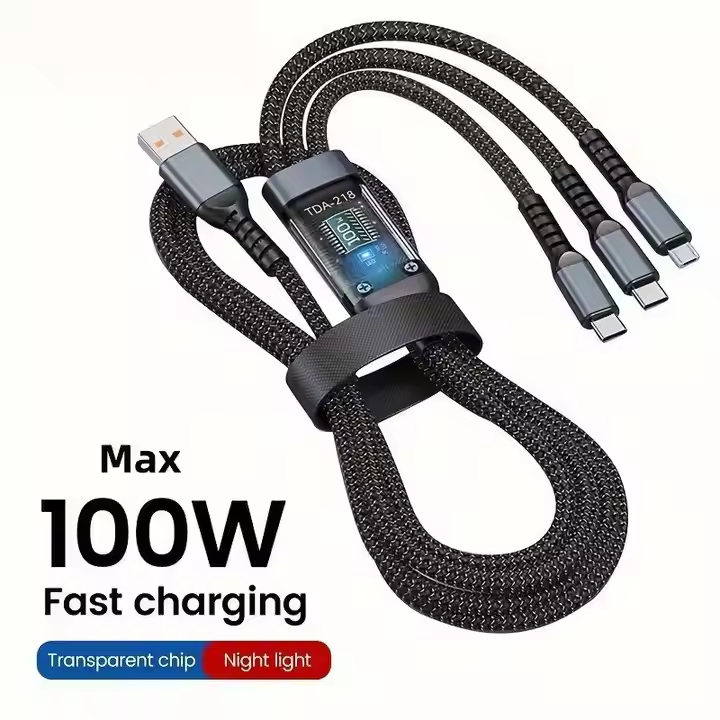 100w type c 3 in 1 braided kabel usb c to type c multi charger cable 3 in 1 cable kable 3a 5a nylon data cable 100w type c 3 in 1 braided kabel usb c to type c multi charger cable 3 in 1 cable kable 3a 5a nylon data cable