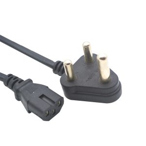 south africa and india power cord 3 prong pin laptop middle east power extension cord