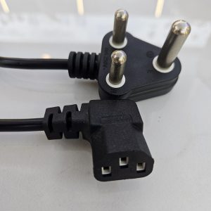 3 pin south africa power cord angled power cord plug laptop power extension cord power cables computer