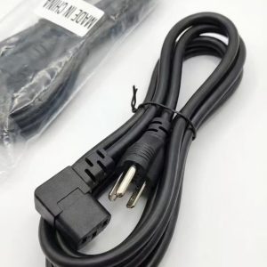 us 3 pin angled power cord plug american standard laptop power cord extension cable