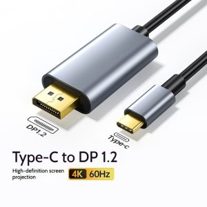 usb c 8k 60hz adapter compatible usb type c to displayport cable 8k 60hz type c to dp cable