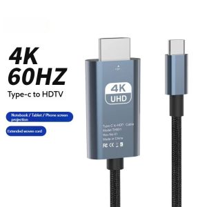 4k 60hz 2m usb c to hdmi cable type c adapter hdmi converter cable