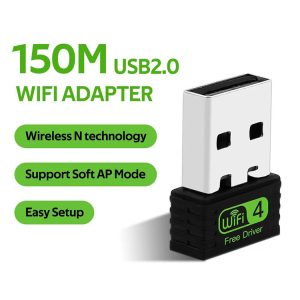 driver free mini usb wireless network card computer portable wifi receiver 150mbps wireless network card
