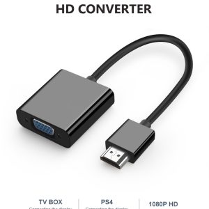 hdmi to vga converter cable with audio and power support full hd 1080p hdmi