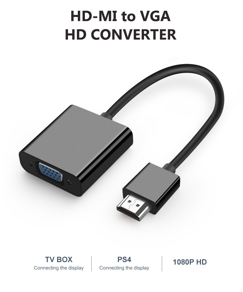 hdmi to vga converter cable with audio and power support full hd 1080p hdmi hdmi to vga converter cable with audio and power support full hd 1080p hdmi