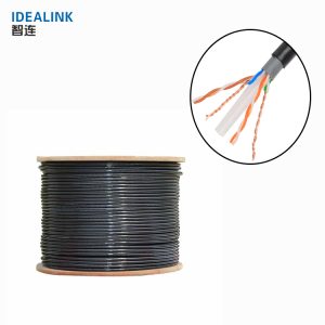 24awg twisted ftp cat6 cat6e ethernet cable lan cable ccoiled 4 pairs indoor network ftp cable
