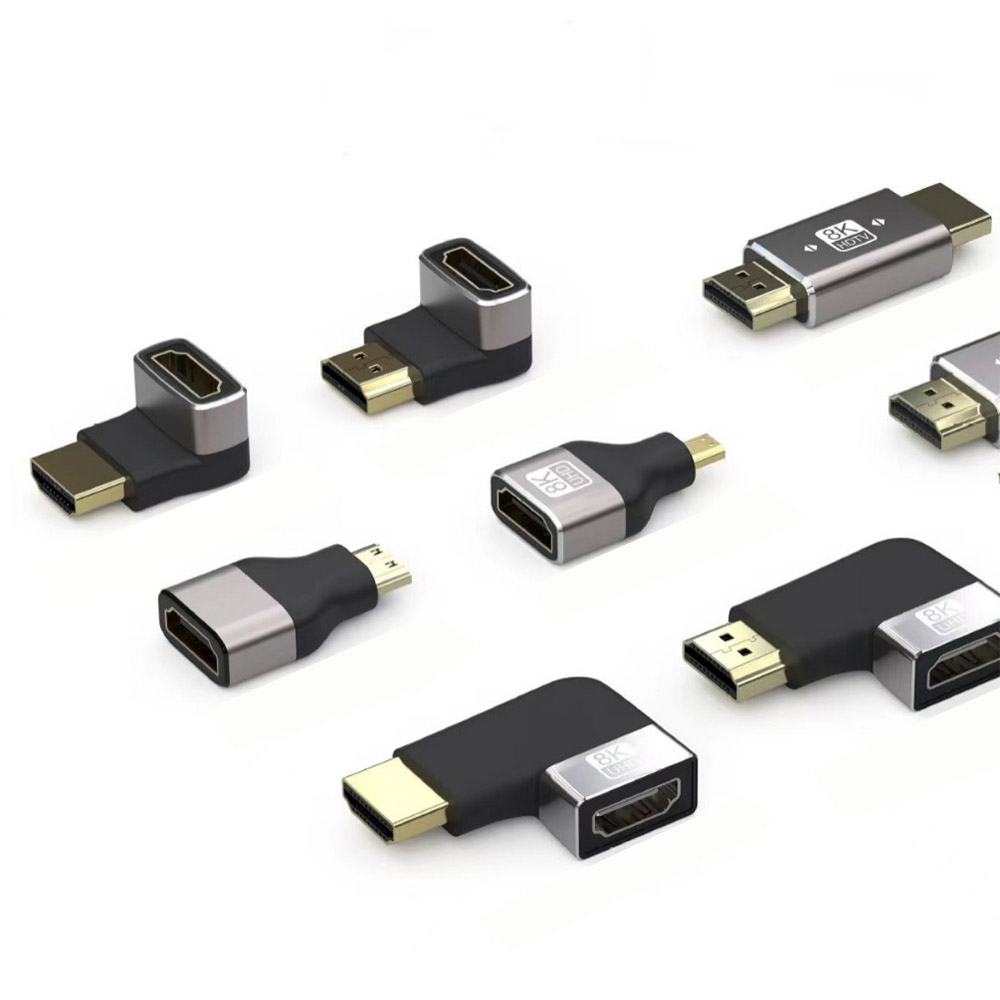 8k60hz uhd aluminium alloy adapter hdmi 2.1 af am hdmi 8k male to female straight 90° angled converter adapter 8k60hz uhd aluminium alloy adapter hdmi 2.1 af am hdmi 8k male to female straight 90° angled converter adapter