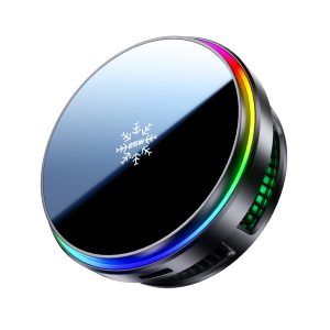 semiconductor refrigeration 25w s32pro super wireless charging strong magnetic car phone holder with colorful breathing light