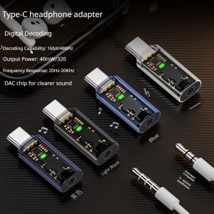 usb c 3.5mm aux audio hi res adapter pd fast charging converter usb c 3.5mm headphone charger for mobile phones ac output