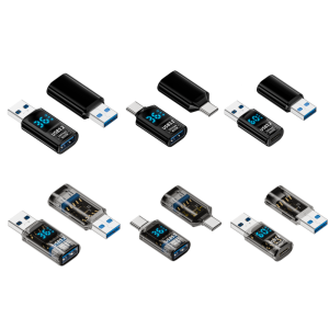 usb connecter digital display adapter usb to type c otg converter digital display converter adapter usb3.2 led display adapter