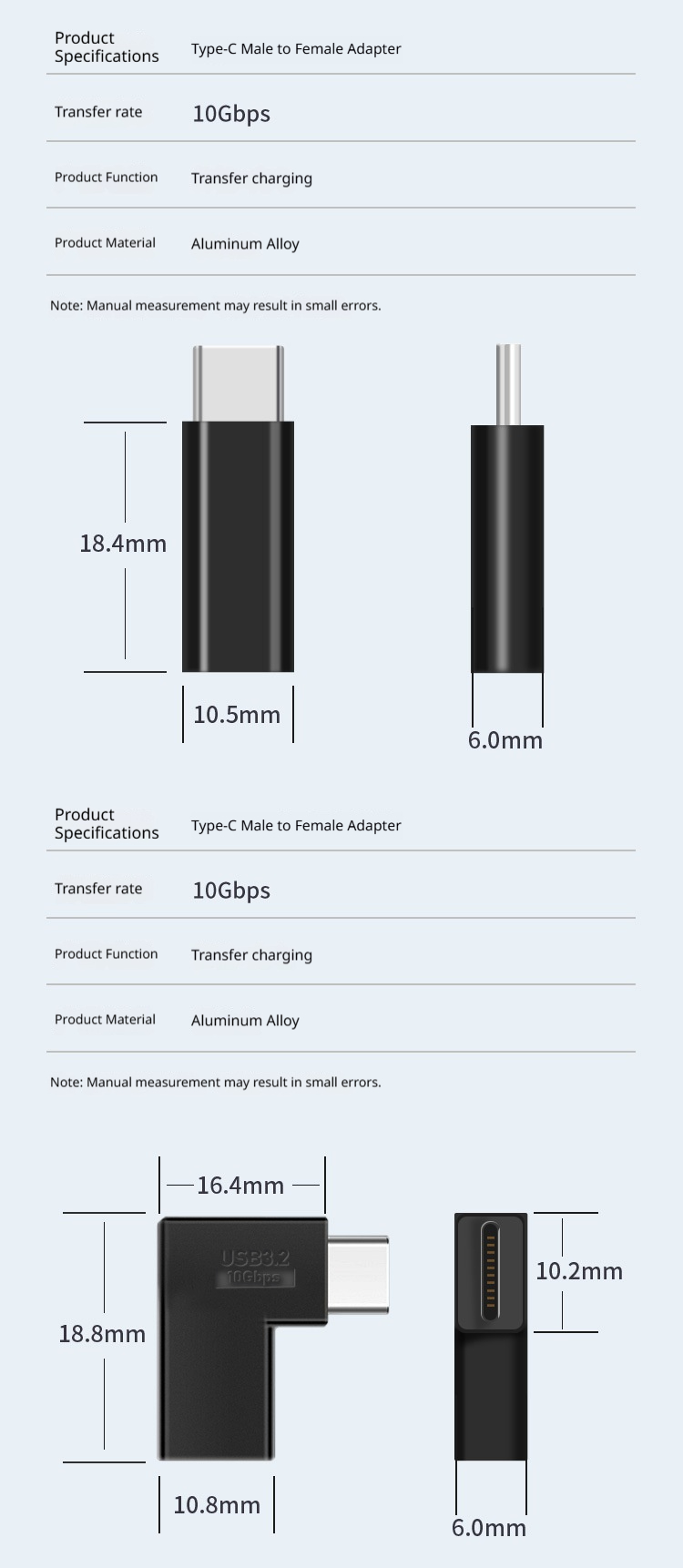 usb c usb 3.2 type c female to a male converter 10gbps data sync & 3a fast charging usb otg adapter usb c usb 3.2 type c female to a male converter 10gbps data sync & 3a fast charging usb otg adapter