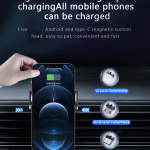 p9 15w magnetic wireless charger car mount magnetic car phone holder for phone