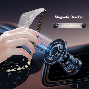 360 flexible rotation car accessories mount air vent mobile magnetic car dashboard mobile phone holder magnetic car phone holder
