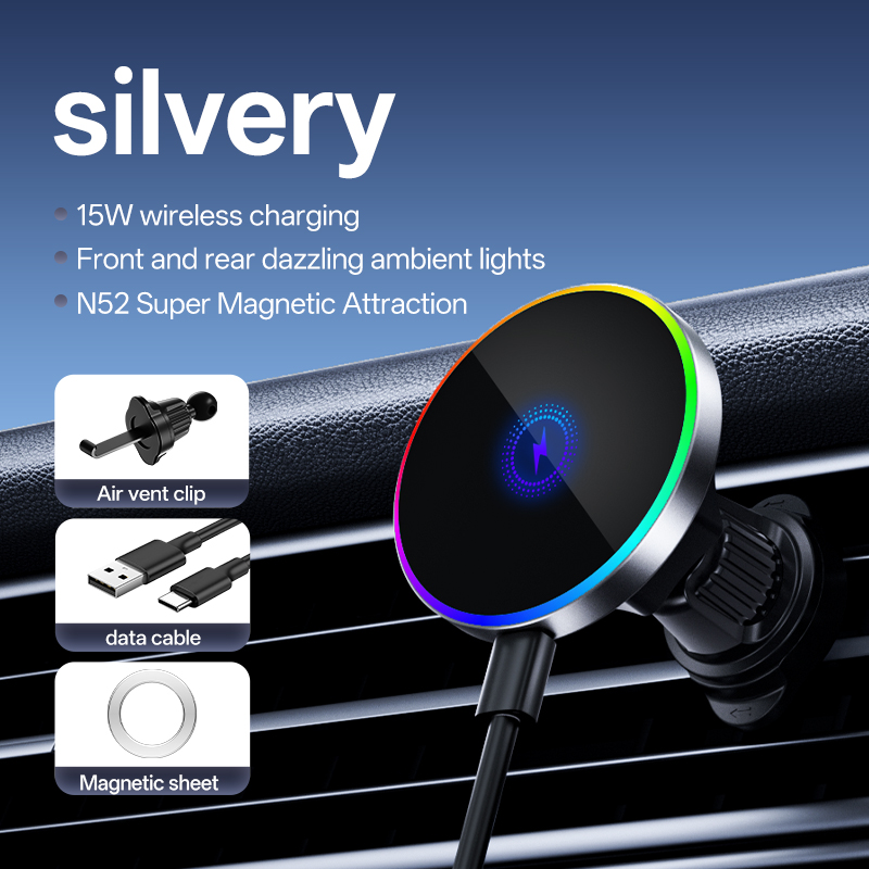 easy install ultra slim s8 15w magnetic wireless flexible electric car charger air vent breathing light easy install ultra slim s8 15w magnetic wireless flexible electric car charger air vent breathing light