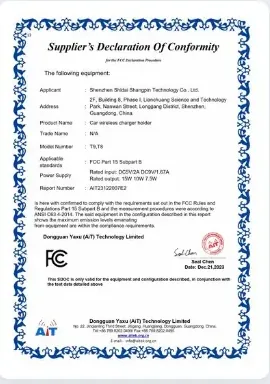RoHS certificate