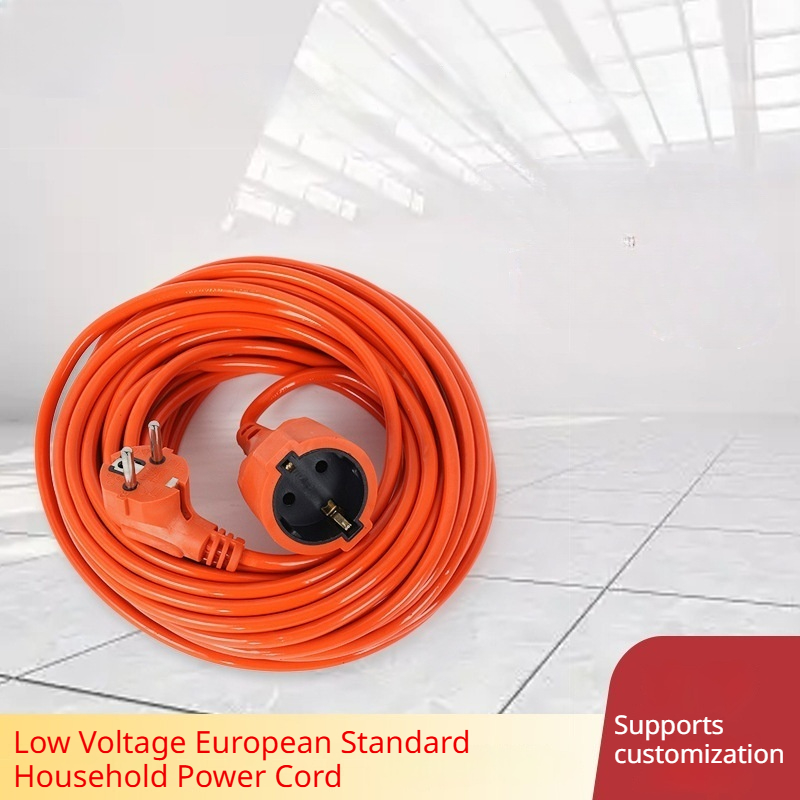 eu schuko male to female extension cord 16a 1.0mm² cca power cable, 2m 5m 10m 20m, orange & black available eu schuko male to female extension cord 16a 1.0mm² cca power cable, 2m 5m 10m 20m, orange & black available